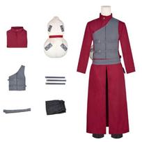 Naruto Hojas Smėlio Ugnies Šešėlis Gaara Cosplay Kostiumas Helovinas Anime Gaara Cosplay Apranga Yra Sandėlyje M gray