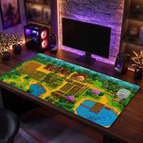 Big Mouse PadStardew Valley Extended Soft Desk Mat Gaming Office Computer Table Decor Mat 30cmx60cm purple