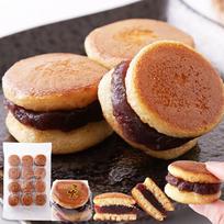 Natural Life Mikasa (12 pieces) Individually wrapped mini dorayaki plenty red bean paste bite-sized traditional sweets snacks tea accompaniment black