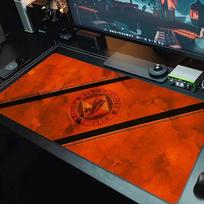 Dundee Fc Mouse Pad Large Gaming Table Cushion Nonslip Laptop Tablet Big Mousepad Xxl Mat Mini Pc Playmat With Lock Edge 30cmx60cm(11.8x23.6inch) red