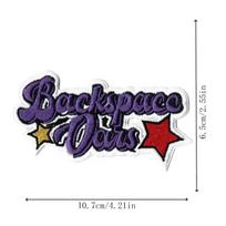 Embroidery Patch: Adhesive Velcro Cloth Sticker for Jackets, T-shirts, Hats