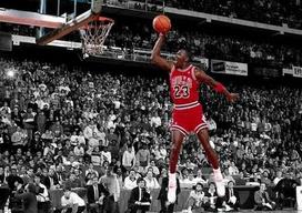 Michael Jordan Poster 2 - Basketball Nba Bulls - High Gloss Photo Inserts gray