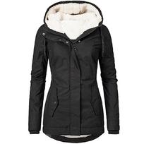 Autumn and Winter New Women's Coat Solid Color Medium and Long Velvet Coat XXXL