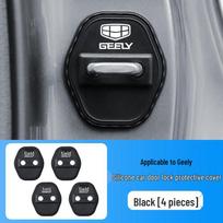 Geely Panda Mini Silikoninis Durų Užrakto Dangtelis - Apsauga Nuo Dulkių, Rūdys, Smūgių Other Models Contact Support 4-piece Set black