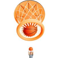 Ceiling Basketball Hoop Indoor,Mini Hanging Basket,Hanging Indoor Basketball Hoop,Suitable for Offices,Bedrooms,for Children and Adult,Includes A Ball beige