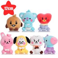 BTed 21 Pliušiniai žaislai Kawaii Mini raktų pakabukas Anime pakabukas vaikams 12-22cm Bt Periferiniai įrenginiai Minkšti kimšti gyvūnai Lėlės Dovanos gray