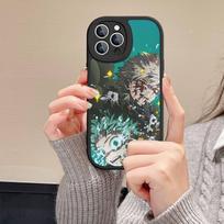 Mano Herojų Akademija Katsuki Bakugo Mano Herojus IPhone 16 16E 15 14 13 12 11 Pro Max Plus Odinis Galinis Telefono Dangtelis iPhone 14