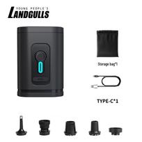 Rechargeable Mini Portable Air Pump for Outdoors - Dual-Use Inflate/Deflate for Air Mattresses and Sleeping Pads. juoda