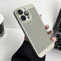 Originalus aušinantis matinis šilumos išsklaidymo dėklas, skirtas iPhone 17 16 15 14 13 12 11 Pro Max X XS Max XR 7 8 Plus 17 Air Metalinis dangtelis iPhone 15 Pro white