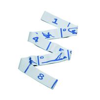Yoga Resistance Bands Dance Training Gym Home Pilates Exercise Pull Strap Belt Fitness Sport 8 12 Section Adult Child Elastic white