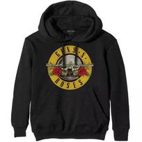 2026 Guns N 'Roses Rock Punk Retro Europos ir Amerikos Laisvas Vyriškas Moteriškas Džemperis Su Gobtuvu Minkštas Medvilninis Megztinis Laisvas Jaukus ir Universalus XXL black