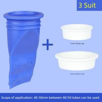 Floor Drain Anti-Insect Seal Silicone Core Cover Anti-Odor Device for Bathroom Drain Pipe Sealing 50MM mėlyna