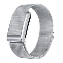 Magnetic Metal Stainless Steel Milanese Wristband for Whoop 5.0 One Peak Bracelets Whoop Life For Whoop 5.0 ECG Watch Straps with ECG white