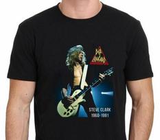 Steve Clark Def Leppardd Guitarist Legend Cotton Black Men S-5XL T-shirt Unisex T-Shirt XXXL beige