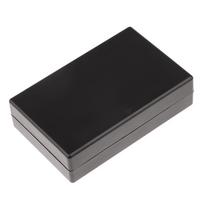 1 vnt. 125X80X32 mm vandeniui atsparus plastikinis dangtelis, projektinis elektroninis korpusas, dėžutė, laidų jungimo dėžutės juoda