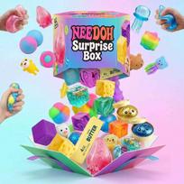 Soft Surprise Blind Box, Assorted Food & Animal Squishy Squeeze Toys, Anxiety Relief Sensory Fidget Gift For Kids Adults blue