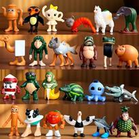 Italian Brainrot Tung Tung Sahur Blind Box Figure Tralalero Tralala Bombardino Crocodilo Shimpanzini Bananini Figures Gift Toy black