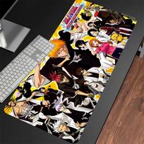 Baltas Pelės Padas Anime Didelis Pelės Padas Bleach Manga Skydelis Nešiojamas Kompiuteris Biuro Guminis Minkštas Stalo Kilimėlis PC Klaviatūra Žaidimų Neslystantis Kilimas 30x80x0.2cm
