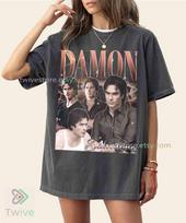 Limited Damon Salvatore Comfort Colors T-shirt – Unisex TVD Merchandise 130 black