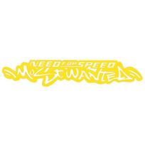 Naujausias Kūrybiškas Need for Speed Most Wanted Lipdukas Automobilio Dekoracija Decal Spalva Gali Būti Pritaikyta Saulės Apsauga Atsparus Vandeniui, 29cm*6cm geltona
