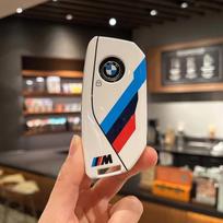 Automobilio nuotolinio rakto dėklas Korpusas BMW 7 serijai G70 G09 XM U06 G81 VBDFH5 M3 2023 i7 X7 G07 LCI iX I20 X1 U11 Apsauginis raktų pakabukas gray