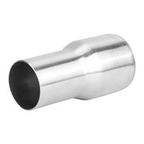 Universalus nerūdijančio plieno išmetimo vamzdžio jungties vamzdžio adapterio reduktorius, modifikuota dalis 51-63MM white