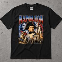 Napoleon Graphic T-Shirt Historical Military Art M įvairiaspalvis