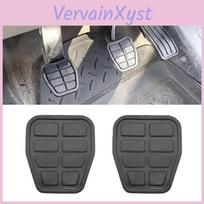 Brake Foot 2pcs Pedal Car Clutch Rubber Pads Cover For Vw Golf Jetta Mk2 T4 C44 1983 1992 1984 1992 Carstyling Skidproof gray