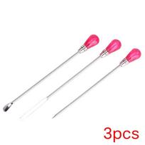2026 New Epoxy Resin Defoaming Tool Set 3 Pieces Bubbles Remover Needle Stirring Spoon Jewelry Candle Craft Accessory white