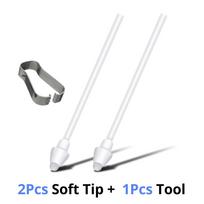Stylus Pen Tips For Samsung Galaxy Tab S11 2025 11 Inch SM-X736B SM-X730 / S11 Ultra Touch With Removal Tweezer 6 balta