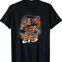 Eli Tomac 2026 Et3 Motocross Supercross T Shirt Vintage Washed Comfortable Unisex Top For Everyday Wear Graphic 4XL black