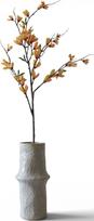 Botane Dirbtinė šakelė Botane žvaigždinė magnolija 95 cm, geltona