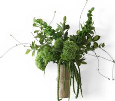 Botane Dirbtinių gėlių puokštė Verdant Muse
