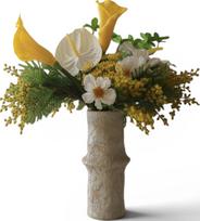 Botane Dirbtinių gėlių puokštė Mimosa Breeze