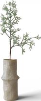 Botane Dirbtinė šakelė Botane erškėtrožė 71 cm, balta