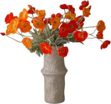 Botane Dirbtinių gėlių puokštė Poppy Sunset