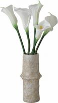 Botane Dirbtinių gėlių puokštė Pure Calla