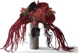 Botane Dirbtinių gėlių puokštė Heartbeat