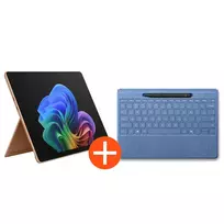Microsoft Surface Pro 13″ (12th Edition) Touch Dune Snapdragon X2 Plus 16GB/512GB Win11 EP2-73307 + Pro Flex Keyboard + Slim Pen Sapphire (EP2-73307+8YU-00027) | EP2-73307+8YU-00027 | 0196388823871