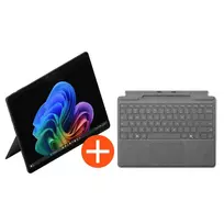 Microsoft Surface Pro 13″ (12th Edition) Touch Black Snapdragon X2 Plus 24GB/512GB Win11 EP2-73346 + Pro Keyboard with Pen Storage Platinum (EP2-73346+8XA-00242) | EP2-73346+8XA-00242 | 0196388824182