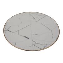 Keraminė lėkštė su marmuro raštu, 20,5 cm