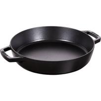 Ketaus keptuvė su dviem rankenomis Staub, 26 cm, juoda