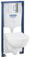 WC komplektas GROHE SOLIDO 5-in-1, 112957SH00, Chrome