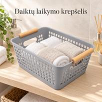 Plastikinis daiktų laikymo krepšys su rankenomis TR2365A