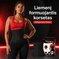 Sportinis liekninamasis juosmens korsetas „Waist Training Corset“