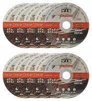 Inter VIS Polska 125 × 1 mm metalo pjovimo diskai, INOX, 10 vnt.