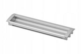 Įleidžiama baldų rankenėlė Ua-326 aliuminio 128mm