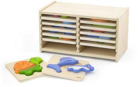 Dėlionė Viga Toys „Viga“ žaislų medinis galvosūkis 12 lentų