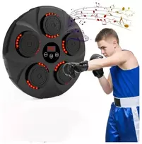 Muzikinis boksas Išmanusis muzikinis bokso aparatas su LED šviesa Bluetooth elektroninis bokso taikinys su bokso pirštinėmis vaikams / suaugusiems