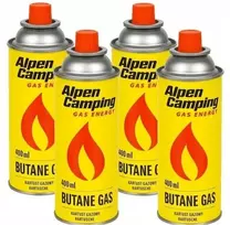 Butano dujų balionėliai 4vnt. po 400ml